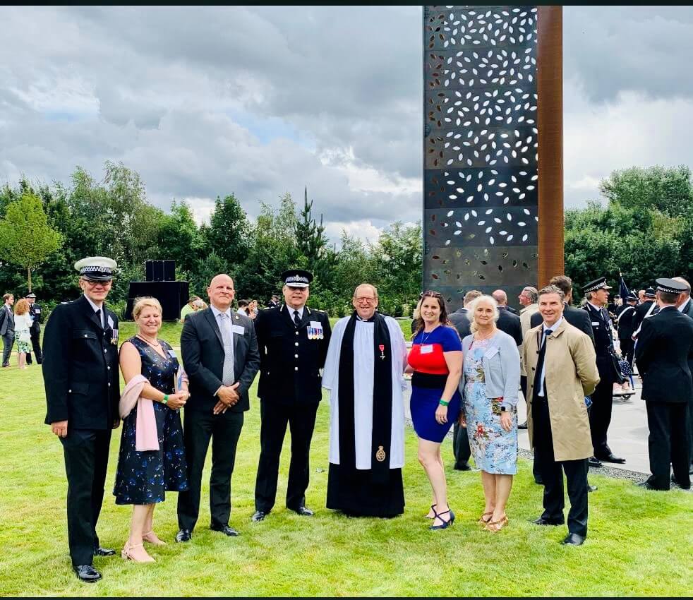 Alan with TVP at UK Police Memorial