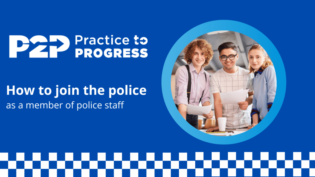 How to join the police as a member of staff