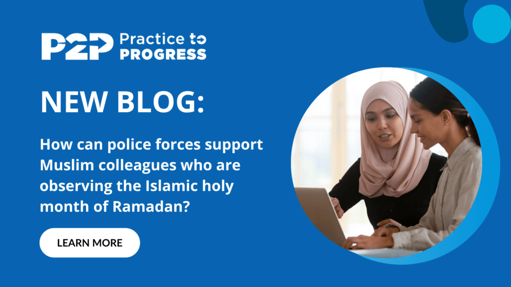 How can police forces support Muslim colleagues who are observing the Islamic holy month?